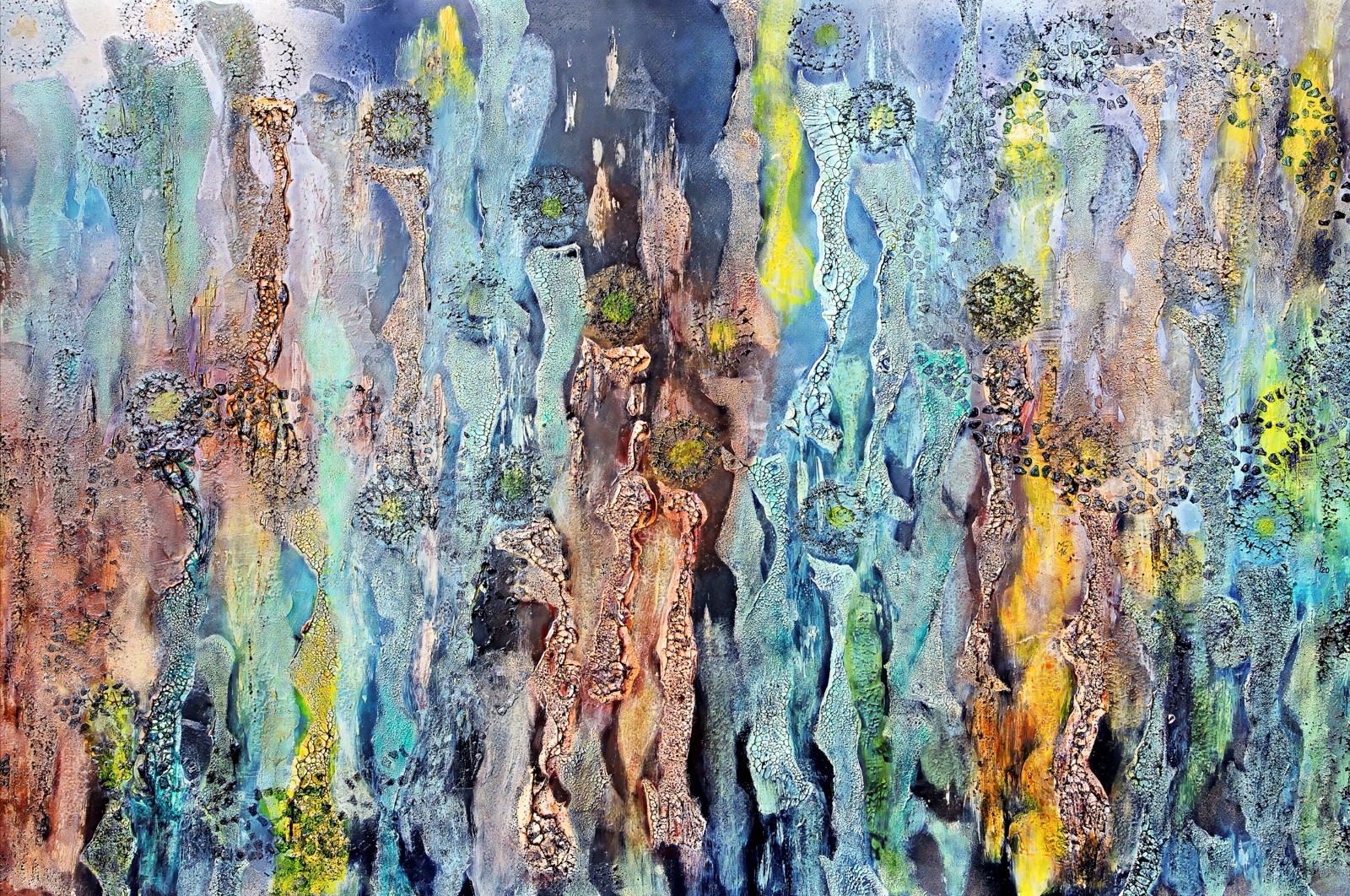 Mystische Strömungen 100 x 80 cm