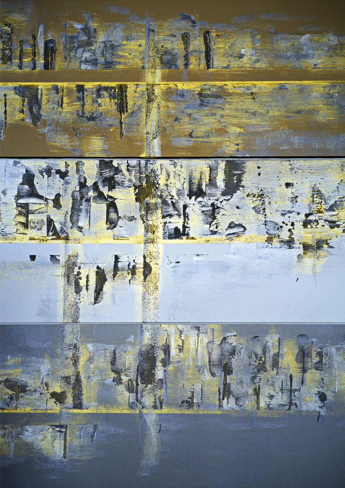 Dreigeteilt 80 x 100 cm