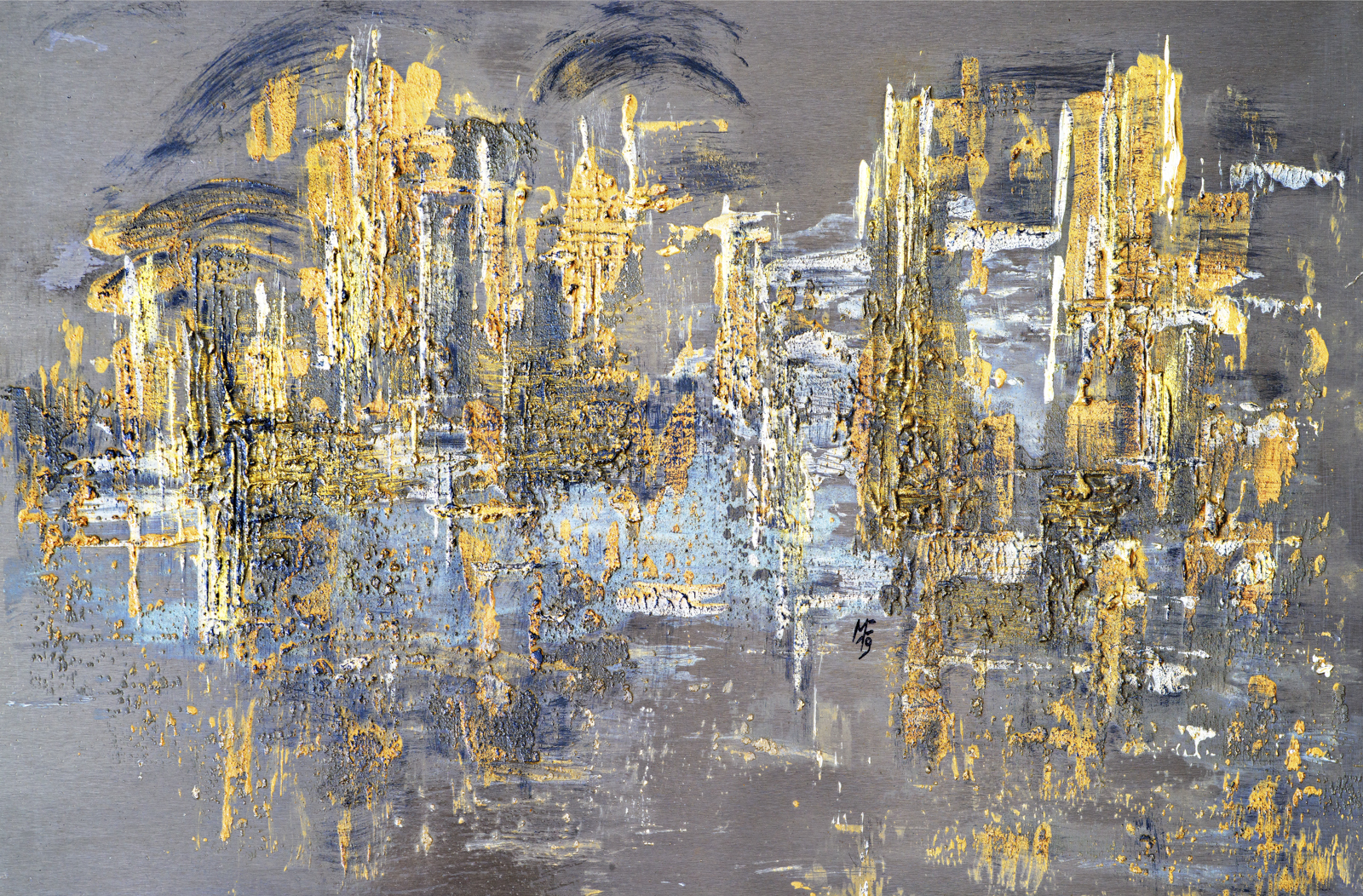 Gespiegelte Stadt 10 x 15 cm