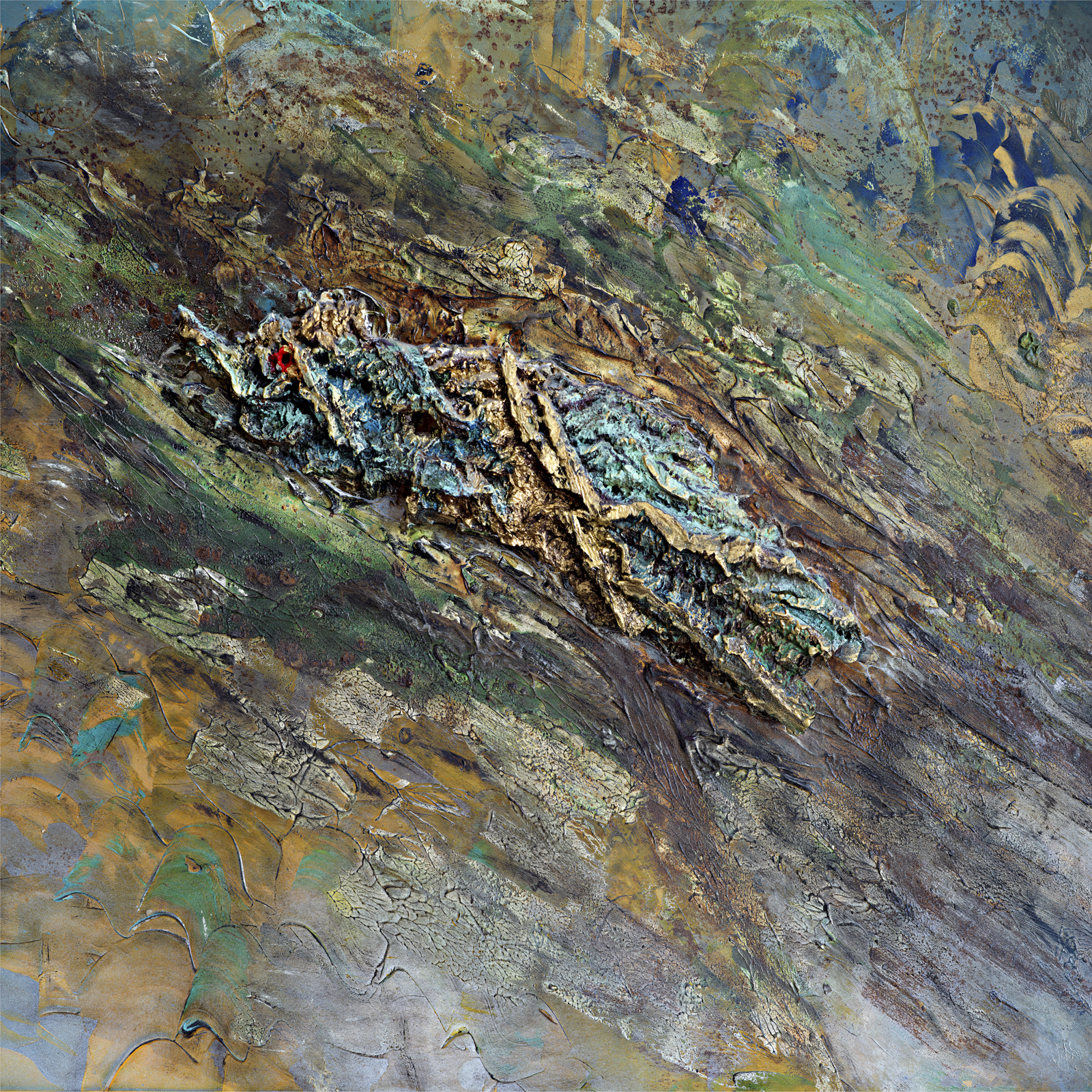 Rindenfisch 10 x 10 cm