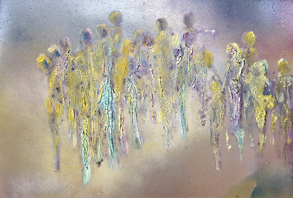Menschenmenge 10 x 15 cm